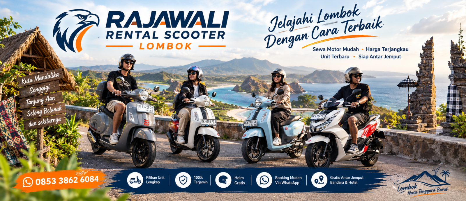 Cara Memilih Skuter yang Tepat di Lombok: Scoopy, NMax, ADV atau XMax